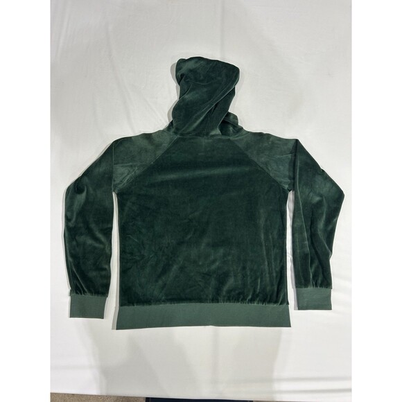 Green Bay Packers Womens Reebok Green Velour Full Zip Hoodie Sweatshirt  LG P1 - Picture 5 of 10